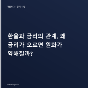 환율과 금리의 관계, 왜 금리가 오르면 원화가 약해질까?